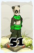 A Dofus character, Pandawa-Air, by level 51