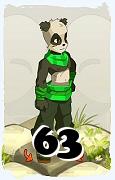 Un personnage du jeu Dofus, Pandawa-Air, au niveau 63