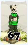 Un personnage du jeu Dofus, Pandawa-Air, au niveau 67