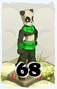 A Dofus character, Pandawa-Air, by level 68