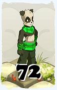 A Dofus character, Pandawa-Air, by level 72