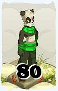 A Dofus character, Pandawa-Air, by level 80