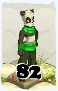 A Dofus character, Pandawa-Air, by level 82