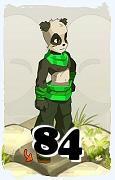 Un personnage du jeu Dofus, Pandawa-Air, au niveau 84