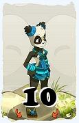 A Dofus character, Pandawa-Air, by level 10