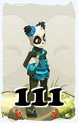 Un personnage du jeu Dofus, Pandawa-Air, au niveau 111