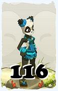 Un personnage du jeu Dofus, Pandawa-Air, au niveau 116