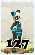 Un personnage du jeu Dofus, Pandawa-Air, au niveau 127