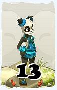 A Dofus character, Pandawa-Air, by level 13