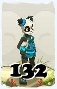 Un personnage du jeu Dofus, Pandawa-Air, au niveau 132