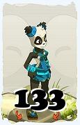 Un personnage du jeu Dofus, Pandawa-Air, au niveau 133