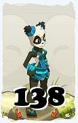 Un personnage du jeu Dofus, Pandawa-Air, au niveau 138