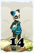 A Dofus character, Pandawa-Air, by level 14