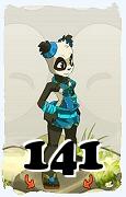 Un personnage du jeu Dofus, Pandawa-Air, au niveau 141