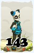 A Dofus character, Pandawa-Air, by level 143