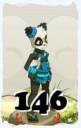 Un personnage du jeu Dofus, Pandawa-Air, au niveau 146