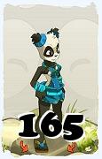 Un personnage du jeu Dofus, Pandawa-Air, au niveau 165