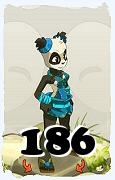 A Dofus character, Pandawa-Air, by level 186