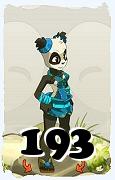 Un personnage du jeu Dofus, Pandawa-Air, au niveau 193