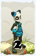 A Dofus character, Pandawa-Air, by level 2