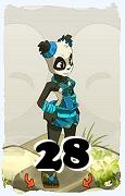 A Dofus character, Pandawa-Air, by level 28