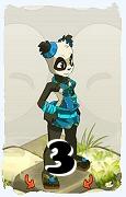 A Dofus character, Pandawa-Air, by level 3