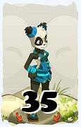 A Dofus character, Pandawa-Air, by level 35