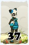 Un personnage du jeu Dofus, Pandawa-Air, au niveau 37