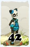 A Dofus character, Pandawa-Air, by level 42