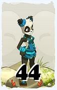 A Dofus character, Pandawa-Air, by level 44