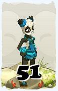 A Dofus character, Pandawa-Air, by level 51