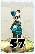 A Dofus character, Pandawa-Air, by level 57