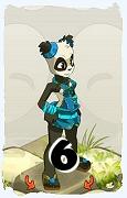 A Dofus character, Pandawa-Air, by level 6