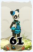 A Dofus character, Pandawa-Air, by level 61