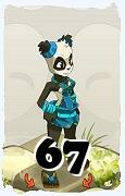 A Dofus character, Pandawa-Air, by level 67