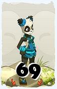 Um personagem do jogo Dofus, Pandawa-Ar, de nivel 69