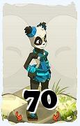 A Dofus character, Pandawa-Air, by level 70