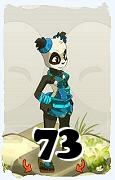 A Dofus character, Sacrier-Air, by level 73