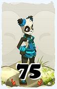 A Dofus character, Pandawa-Air, by level 75