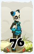 A Dofus character, Pandawa-Air, by level 76