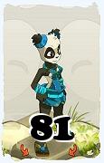 A Dofus character, Pandawa-Air, by level 81