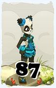 Un personnage du jeu Dofus, Pandawa-Air, au niveau 87