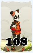 Um personagem do jogo Dofus, Pandawa-Ar, de nivel 108