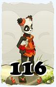 Un personaggio del gioco Dofus, Pandawa-Aria, al livello 116