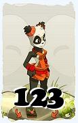 Um personagem do jogo Dofus, Pandawa-Ar, de nivel 123