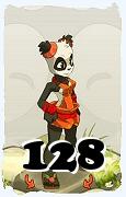 Un personnage du jeu Dofus, Pandawa-Air, au niveau 128