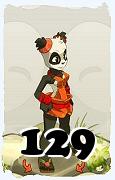 Um personagem do jogo Dofus, Pandawa-Ar, de nivel 129