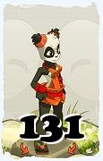 Un personaggio del gioco Dofus, Pandawa-Aria, al livello 131