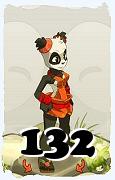 Un personaggio del gioco Dofus, Pandawa-Aria, al livello 132