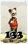 Un personnage du jeu Dofus, Pandawa-Air, au niveau 133